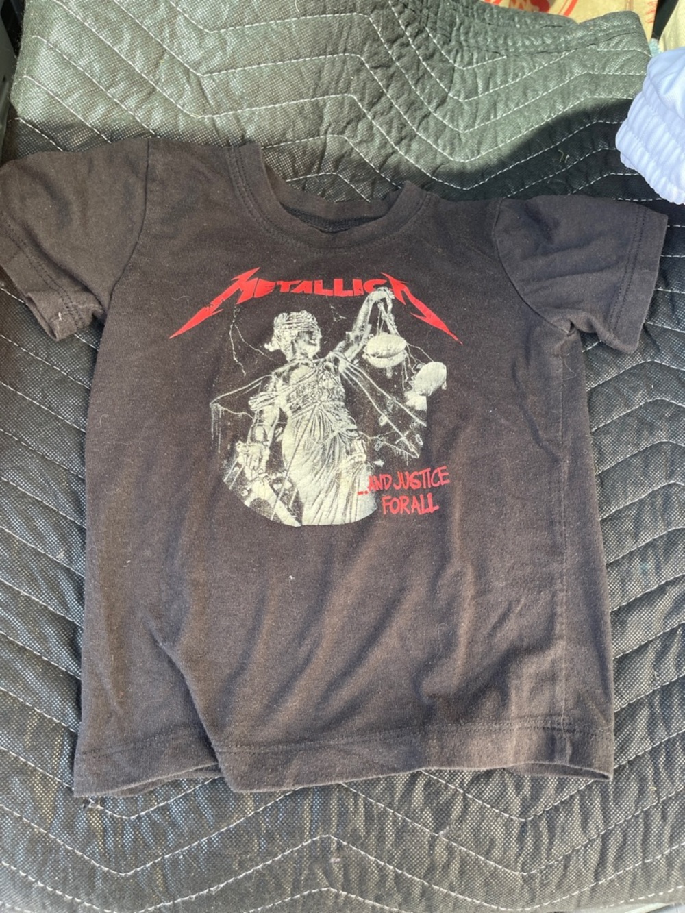 Kids' '...And Justice for All' Graphic Tee - Black